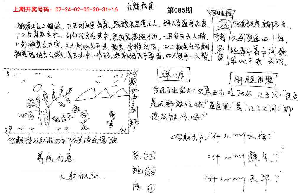 085期手写九龙内幕[图]