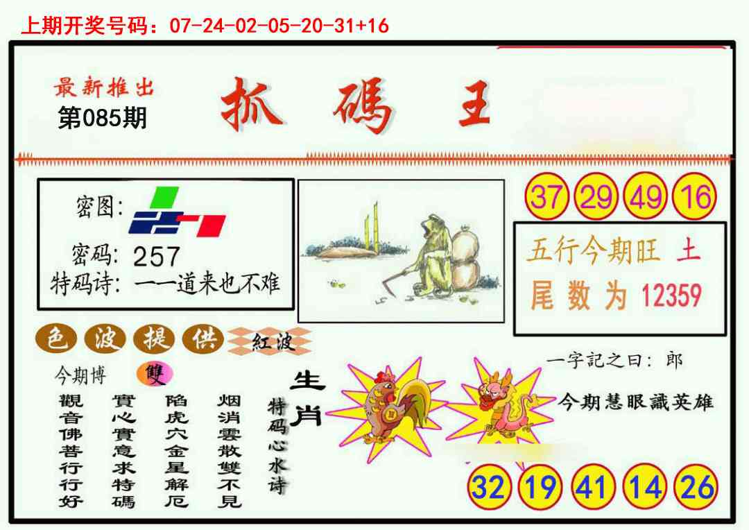085期抓码王[图]